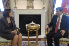 14 April 2015 The National Assembly Speaker and the Turkish Prime Minister